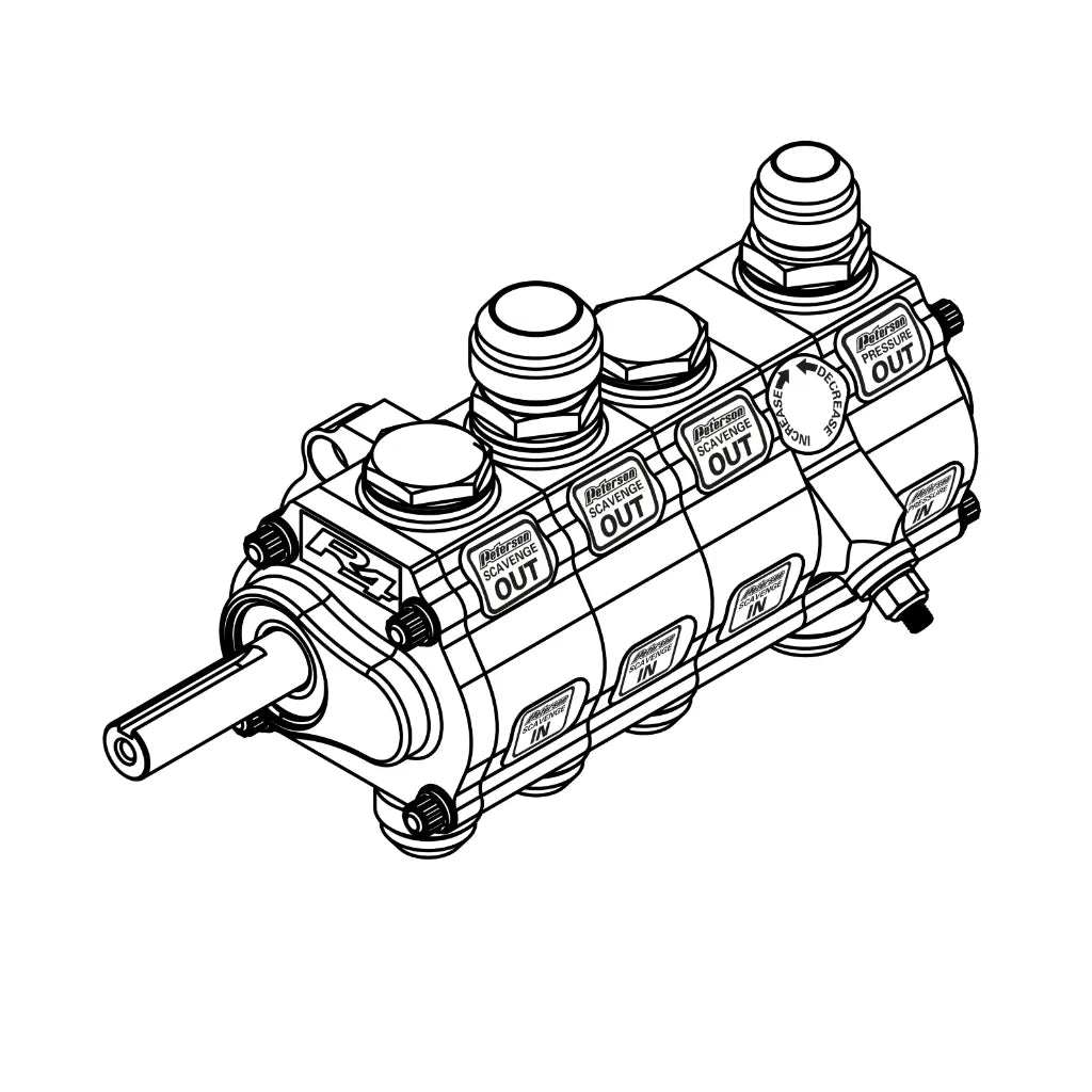 Peterson R4 Series Dry Sump Oil Pump 04-4004