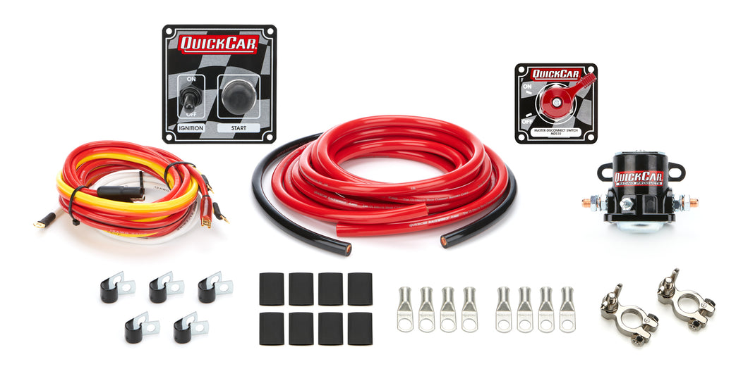 QuickCar Wiring Kit 4 Gauge w/50-102 Panel 50-235