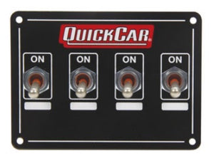 QuickCar Accessory Panel 4 Switch Weatherproof 50-719