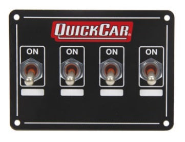 QuickCar Accessory Panel 4 Switch Weatherproof 50-719