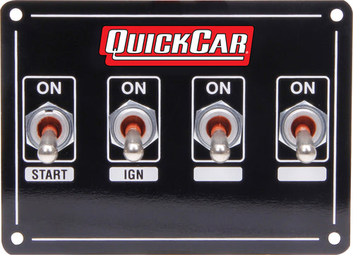 QuickCar Ignition Panel Extreme 4 Switch w/Pigtail 50-740