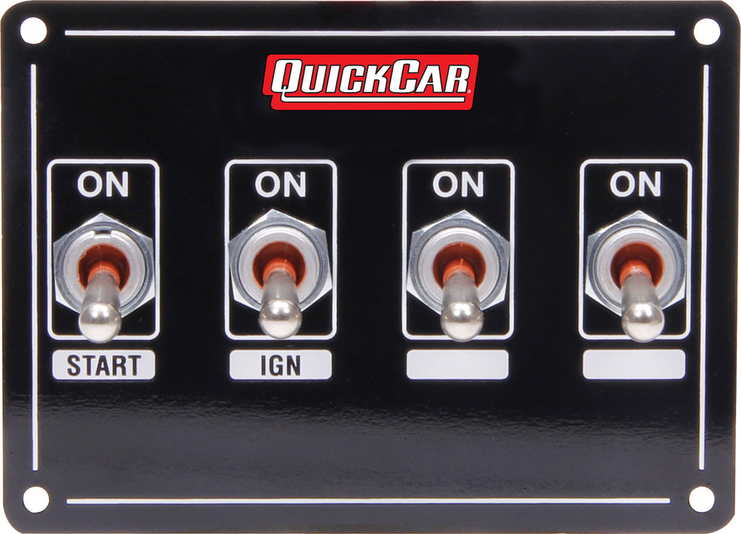 QuickCar Ignition Panel Extreme 4 Switch Dual Ignition 50-7411