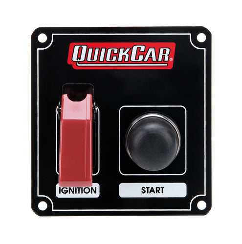 QuickCar Ignition Panel Black w/Flip Switch 50-803