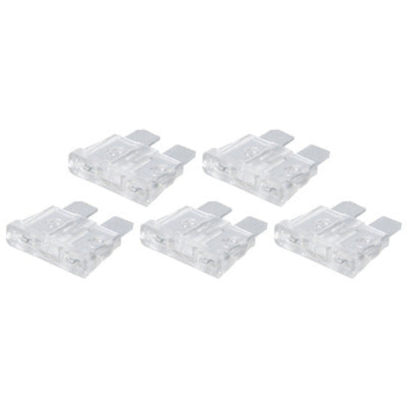 QuickCar 25 Amp ATC Fuse Clear (5pk)