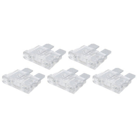QuickCar 25 Amp ATC Fuse Clear (5pk)