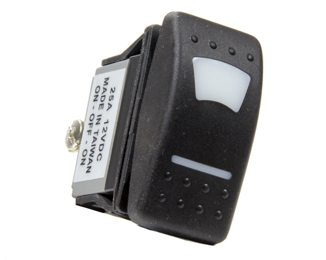 QuickCar Rocker Switch Lighted On /Off/On Green 52-615