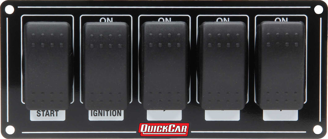 QuickCar Ignition Panel w/Rocker Switches 52-865