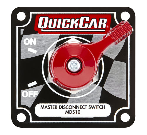 QuickCar Master Disconnect High Amp 4 Post Flag Plate 55-008