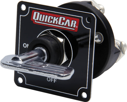 QuickCar Master Disconnect Black w/Removable Silver Key 55-031