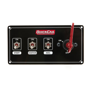 QuickCar Ignition Panel Weather Proof w/MSD 1 Accessory 55-7330