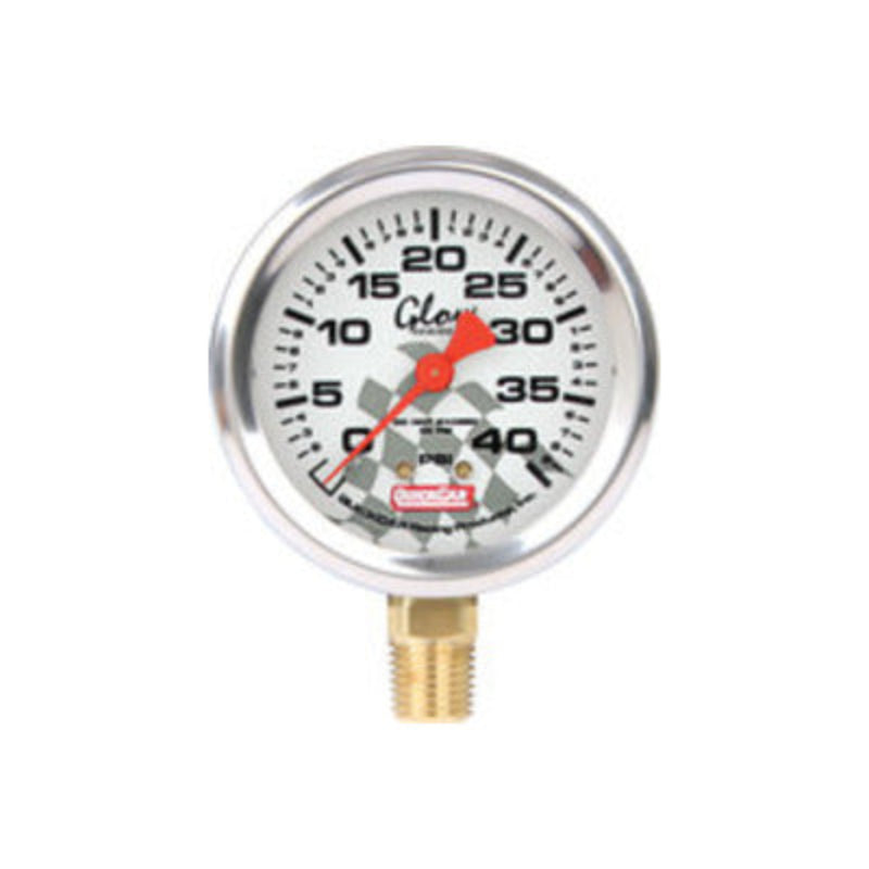 QuickCar Tire Pressure Gauge, 0-40 Glow Head Only