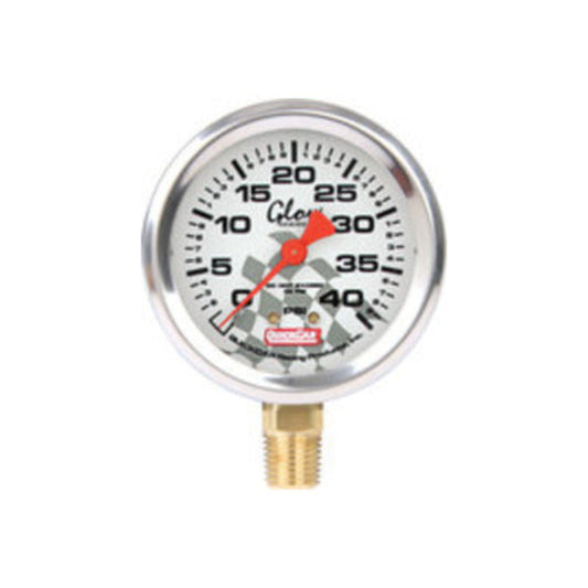 QuickCar Tire Pressure Gauge, 0-40 Glow Head Only