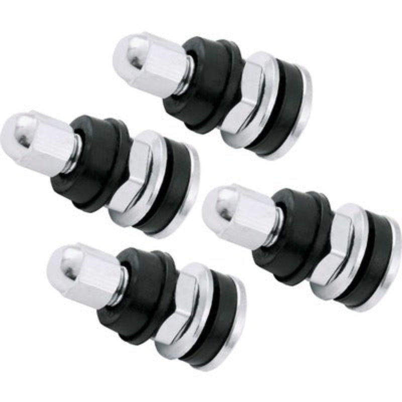 QuickCar Chrome Valve Stem (4pk)