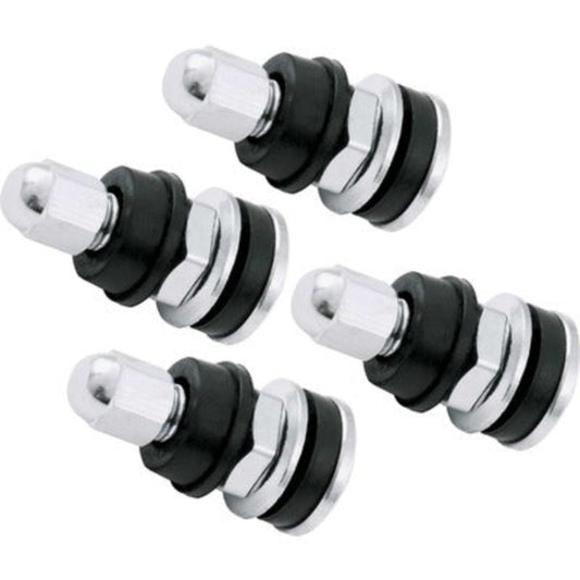 QuickCar Chrome Valve Stem (4pk)