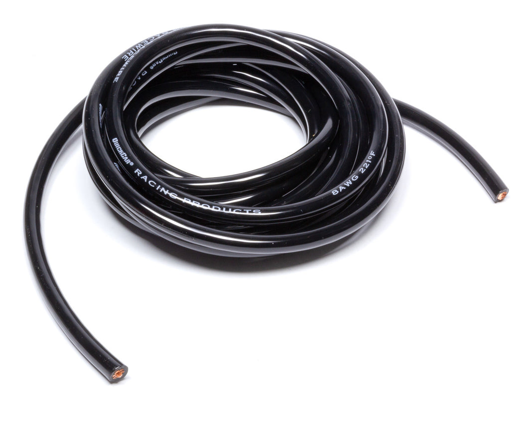 QuickCar Wire 8 Gauge Black 10' 57-2501