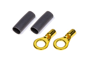 QuickCar Ring Terminal #10 14-16 Gauge Pair w/Heat Shrink 57-472