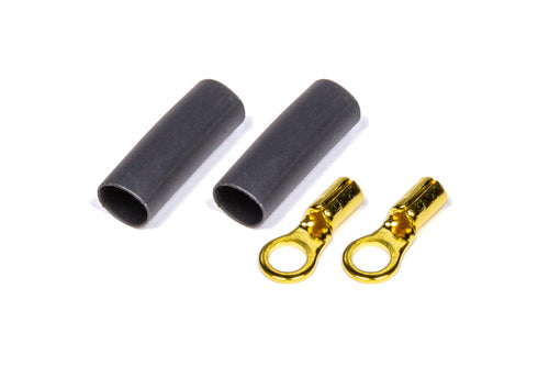 QuickCar Ring Terminal #6 16-22 Gauge Pair w/Heat Shrink 57-476