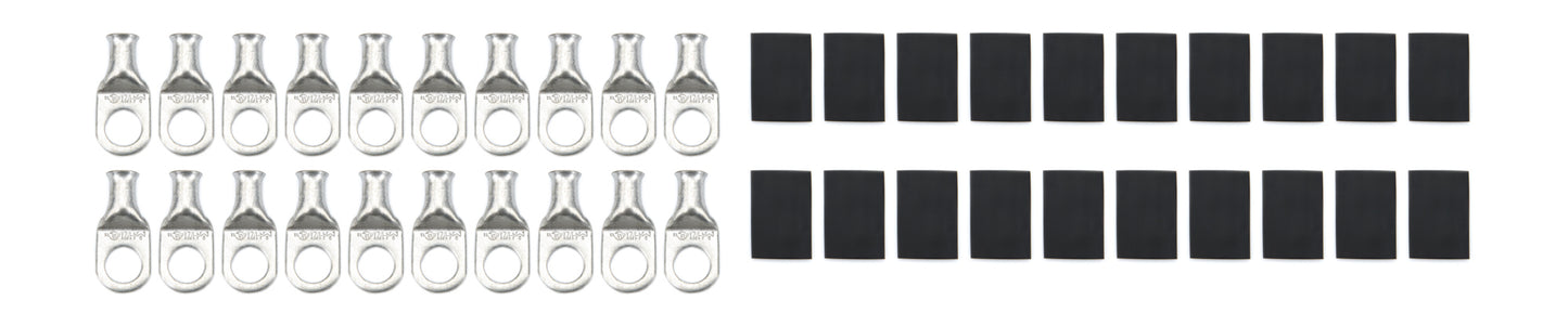 QuickCar Ring Terminal 1/2" 4 Gauge w/Heat Shrink (20pk) 57-535-20