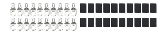 QuickCar Ring Terminal 1/2" 4 Gauge w/Heat Shrink (20pk) 57-535-20