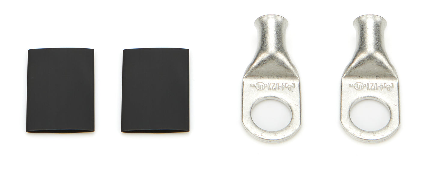 QuickCar Power Ring 4 AWG 1/2" Hole Pair w/Heat Shrink 57-535