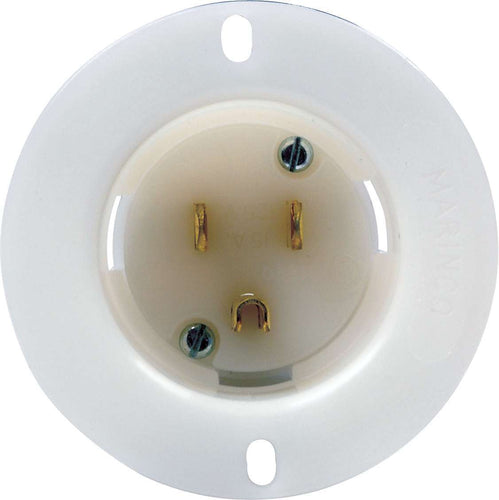 QuickCar Male Recessed Outlet 110 Volt 57-710