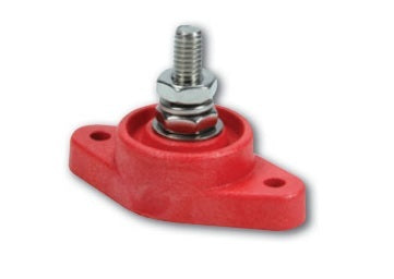 QuickCar Power Distribution Block Red Single Post 57-807