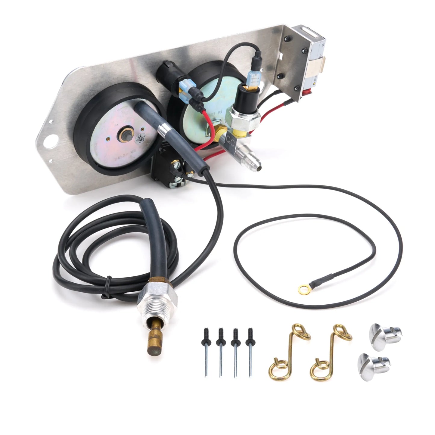 QuickCar Gauge Panel Deluxe Sprint w/Mag Switch