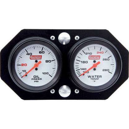 QuickCar Pro Sprint Car Gauge Panel, Vertical Mount