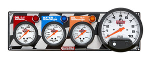 QuickCar 3-1 Gauge Panel OP-WT-OT-Tach 61-6041