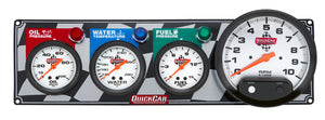 QuickCar 3-1 Gauge Panel OP-WT-FP-Tach 61-6042