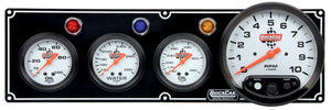 QuickCar 3-1 Gauge Panel OP/WT/OT w/5" Tach Black 61-6741