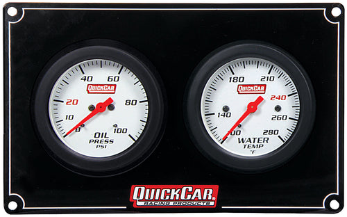 QuickCar 2 Gauge Extreme Panel OP/WT 61-7001