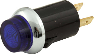 QuickCar Warning Light  3/4" Blue Carded 61-702