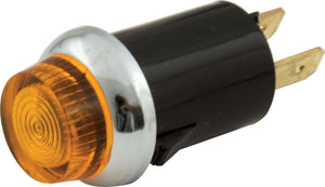 QuickCar Warning Light 3/4"  Amber Carded 61-704