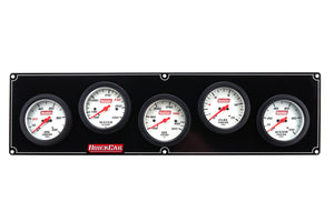 QuickCar 5 Gauge Extreme Panel OP/WT/OT/FP/WP 61-7056