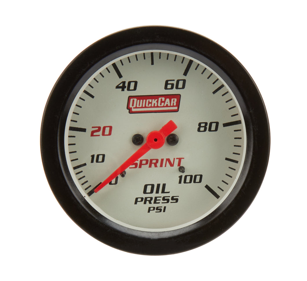 QuickCar Oil Pressure Sprint Gauge Only 611-6004