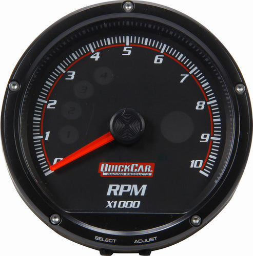 QuickCar Redline Multi-Recall Tach Black 63-002