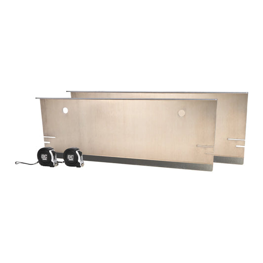 QuickCar Aluminum Toe Plates