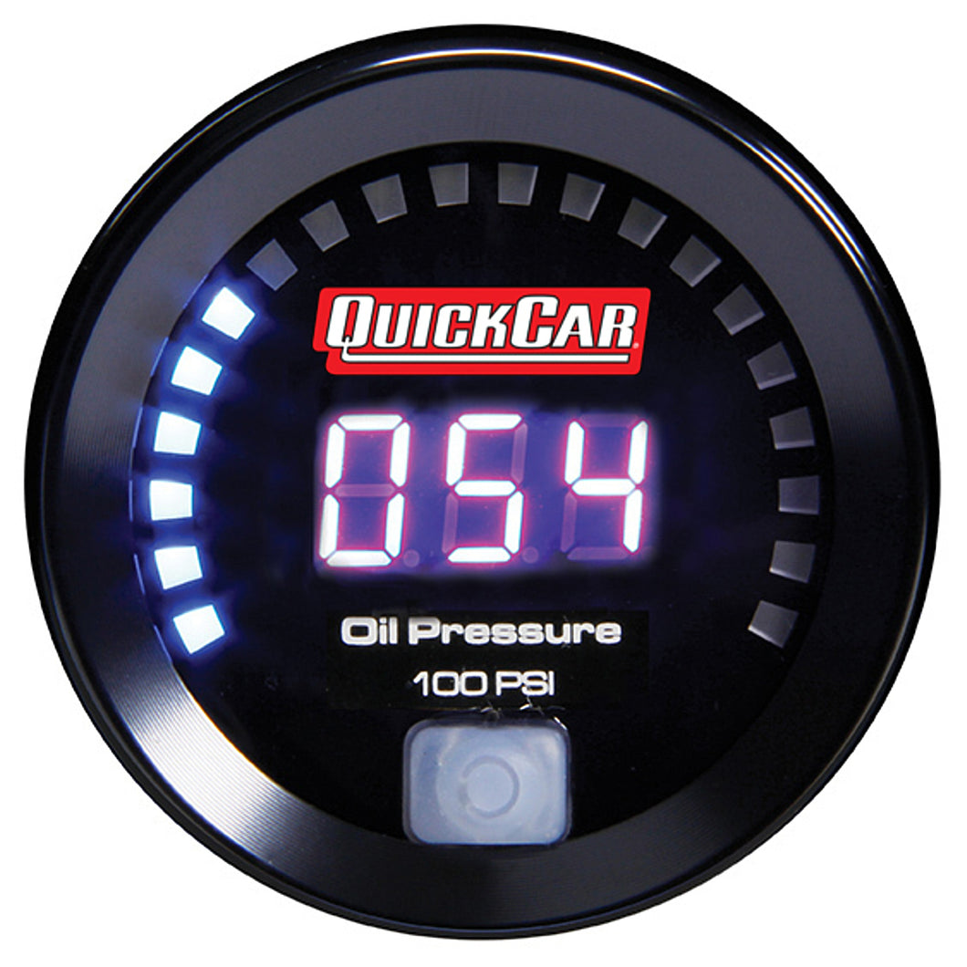 QuickCar Digital Oil Pressure Gauge 0-100 67-003