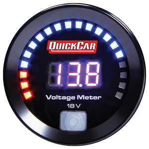 QuickCar Digital Volt Gauge 8-18 67-007