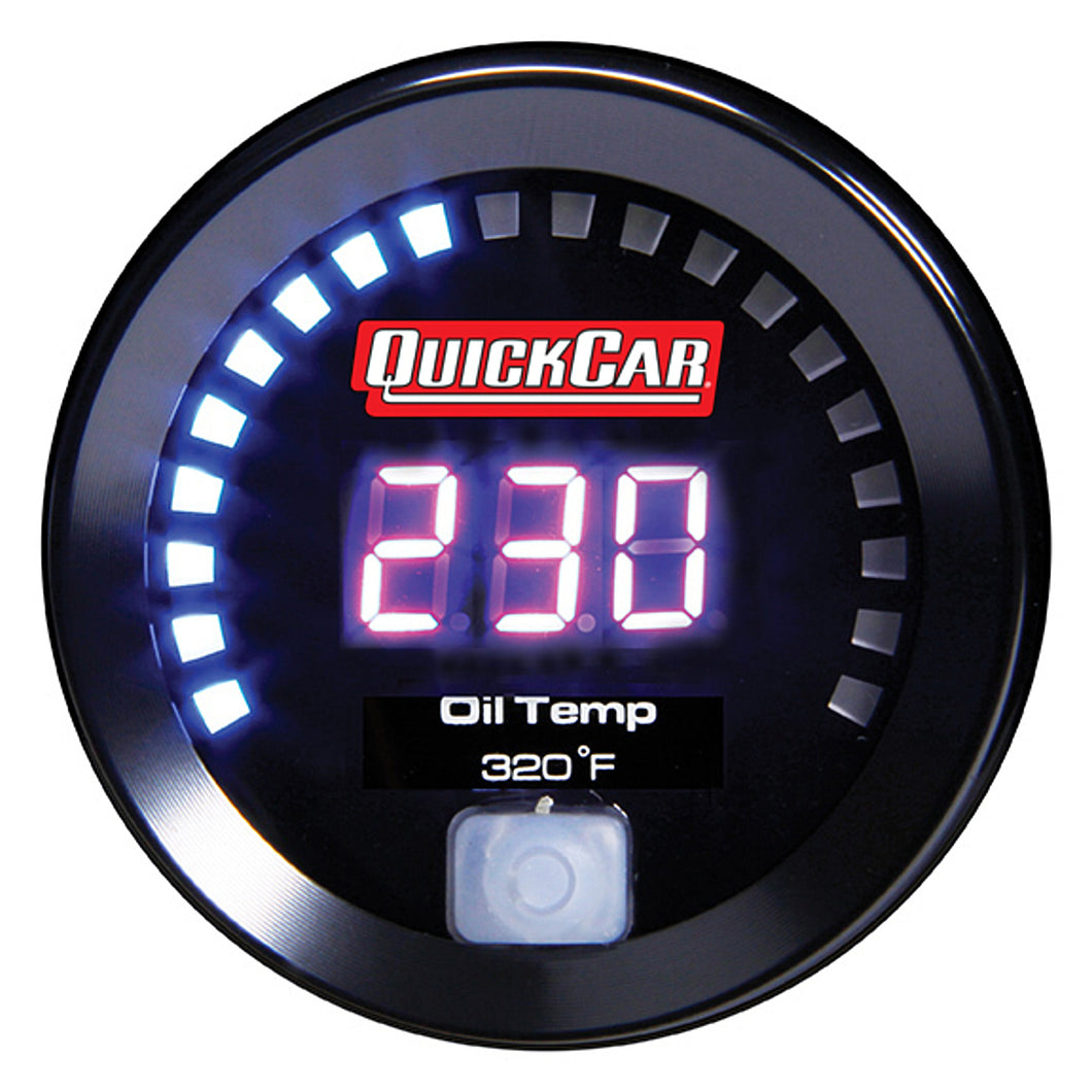 QuickCar Digital Oil Temperature Gauge 100-320 67-009