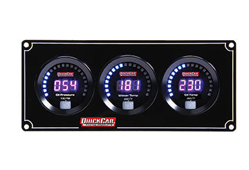 QuickCar Digital 3-Gauge Panel OP/WT/OT 67-3011