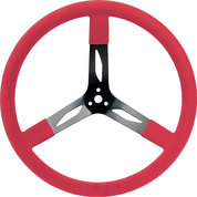 QuickCar 17" Steering Wheel Steel Red 68-0041