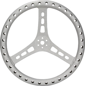 QuickCar 15" Steering Wheel L/W Aluminum Raw 68-005