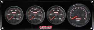 QuickCar Redline 3-1 Gauge Panel OP/WT/Volt w/Recall Tach 69-3047