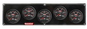 QuickCar Redline 5 Gauge Panel OP/WT/OT/FP/VOLT 69-5037