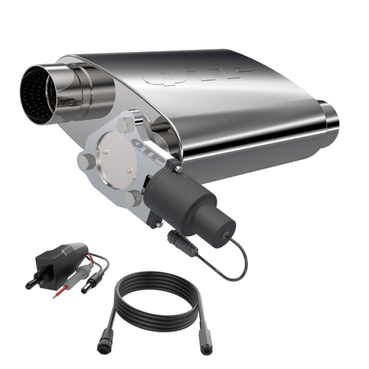 QTP 3" Screamer Twintronic Muffler 13300C