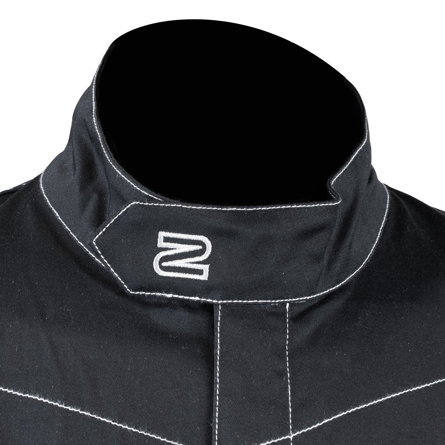 Zamp ZR-11 Race Suit (view of neckline and collar)