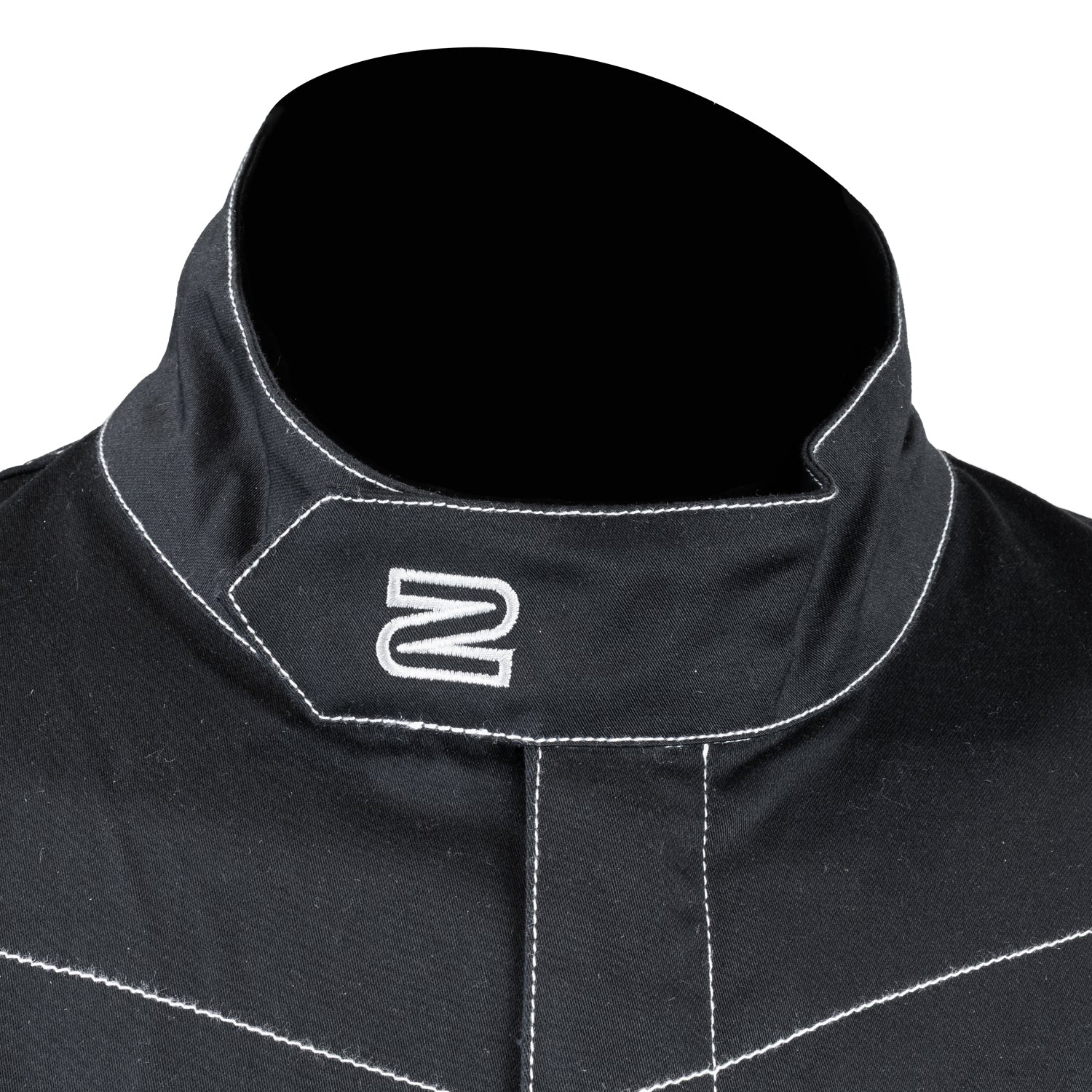 Zamp ZR-11 Race Suit (view of neckline and collar)