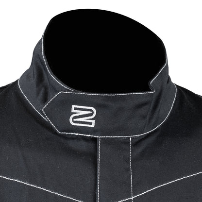 Zamp ZR-11 Race Suit (view of neckline and collar)